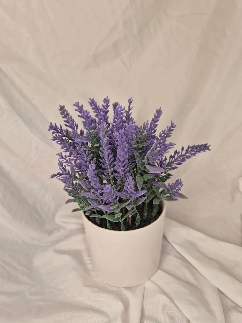 Threshold Target Faux Lavender Plant Purple Flowers White Pot Decor